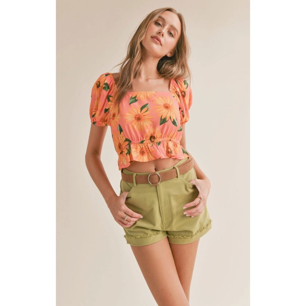 Vitamin D Puff Sleeve Top